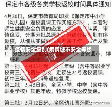 疫情安全级别(疫情城市安全等级)