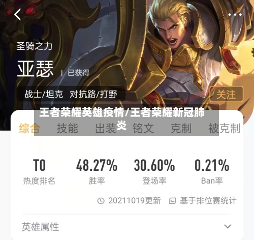 王者荣耀英雄疫情/王者荣耀新冠肺炎-第1张图片