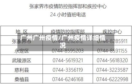 广州广卅疫情/广州疫情详细情况-第1张图片