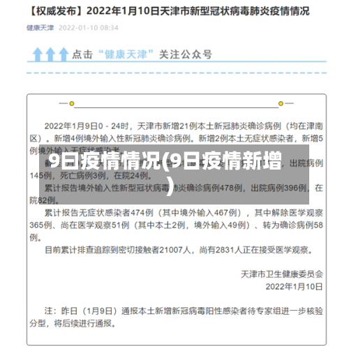 9曰疫情情况(9日疫情新增)-第2张图片