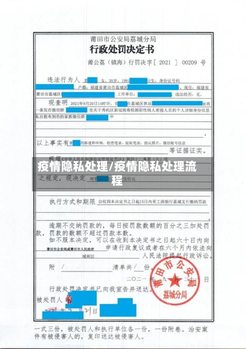 疫情隐私处理/疫情隐私处理流程-第1张图片
